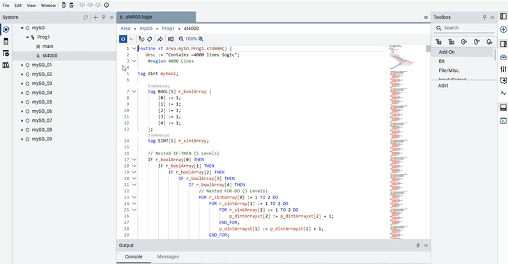 Structured Text Editor