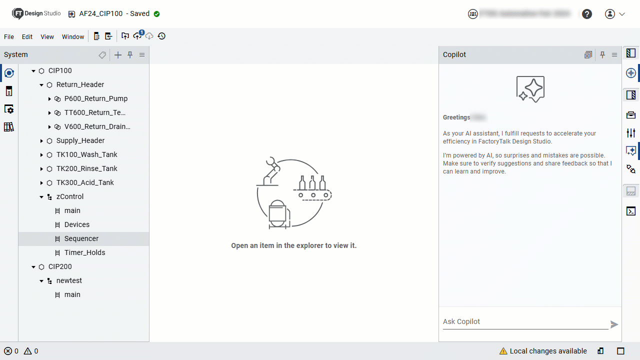 GIF demonstration of deploy center